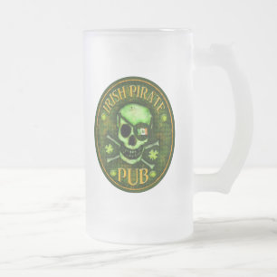 St. Patrick's Irish Pirate Pub BeerMug / Stein Matglas Bierpul