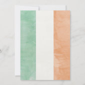 St Patricks Irish Shamrocks Shenanigans Waterverf Kaart (Achterkant)