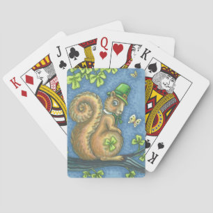 ST. PATRICK'S IRISH SQUIRREL PLAYCARDS Poker Pokerkaarten