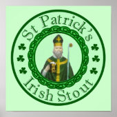 St. Patrick's Irish Stout Poster (Voorkant)