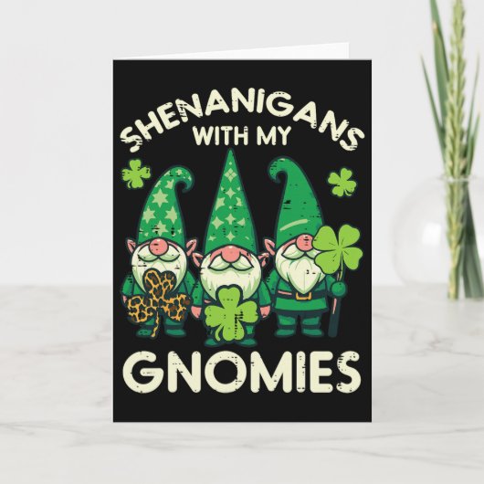 St. Patrick's Kabouters Klooien Met Kabouter Manne Kaart (Voorkant)