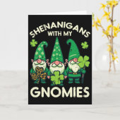 St. Patrick's Kabouters Klooien Met Kabouter Manne Kaart (Gele Bloem)