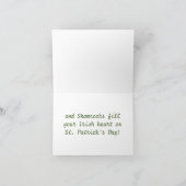 St. Patrick's Kerstkaart voor egels Feestdagen Kaart (Binnen)