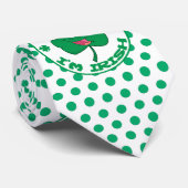 St. Patrick's Kiss Me I'm Irish Polka Dot Necktie Stropdas (Opgerold)