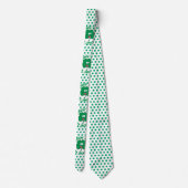 St. Patrick's Kiss Me I'm Irish Polka Dot Necktie Stropdas (Achterkant)