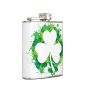 St. Patricks Klaver Vinyl Omwikkelde Fles Heupfles (Rechts)