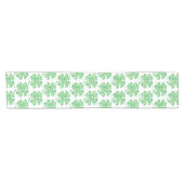 St. Patrick's klaverprint Korte Tafelloper (Horizontaal)