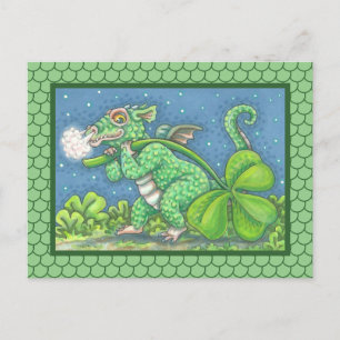 ST. PATRICK'S KLEINE IRISH DRAGON FANTASY BRIEFKAA BRIEFKAART