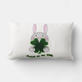 St. Patricks Konijn Trots om Iers te zijn Klavertj Kussen