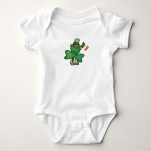 St. Patrick's Kus Me Ierse Teddybeer Baby Romper