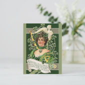  St Patrick's Lady van Ierland Briefkaart (Staand voorkant)