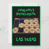 St Patrick's Las Vegas Bachelorette Party Zwart Kaart (Voorkant)