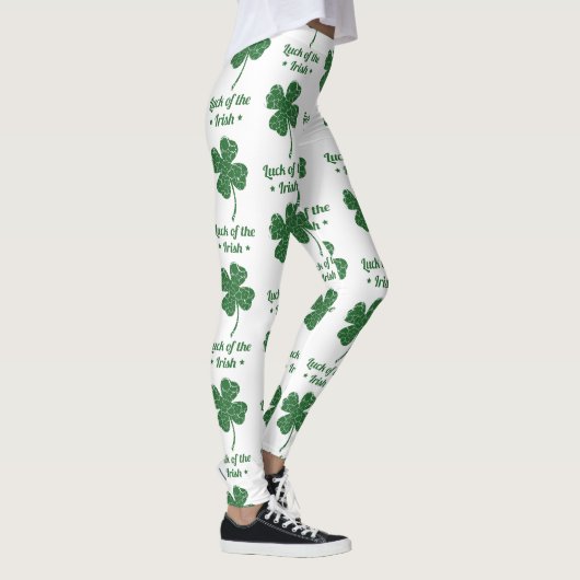 st patricks leggings van noodlijdende klaver (Rechts)