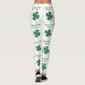 st patricks leggings van noodlijdende klaver (Achterkant)