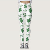 st patricks leggings van noodlijdende klaver (Voorkant)