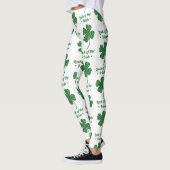 st patricks leggings van noodlijdende klaver (Links)