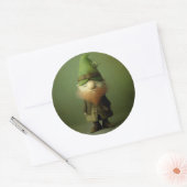 St. Patrick's Leprechaun #4 Ronde Sticker (Envelop)