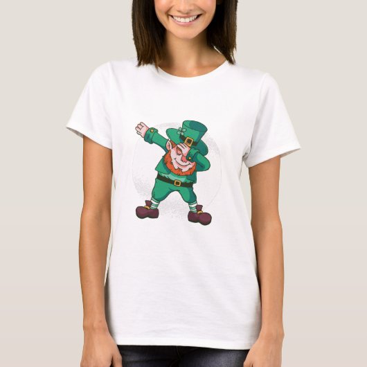 st patricks leprechaun dabans t-shirt (Voorkant)