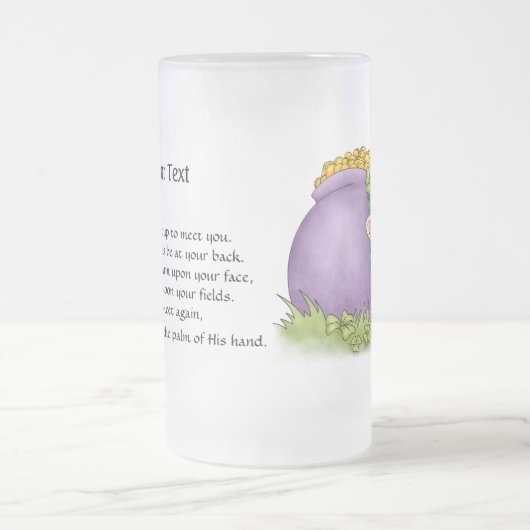 St. Patrick's Leprechaun en Blessing Beer Mok - S (Center)