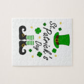 St Patricks Leprechaun Legpuzzel (Horizontaal)