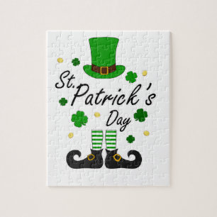 St Patricks Leprechaun Legpuzzel