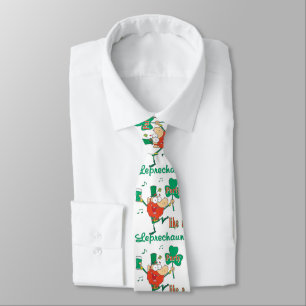 St. Patrick's Leprechaun Party Necktie Stropdas
