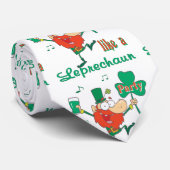 St. Patrick's Leprechaun Party Necktie Stropdas (Opgerold)