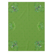 St. Patrick's Leprechaun Shamrocks tafelkleed (Voorkant)