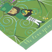 St. Patrick's Leprechaun & Shamrocks Tafelloper (Hoek)