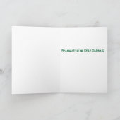 St. Patrick's Lorica Card Kaart (Binnen)