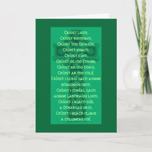 St. Patrick's Lorica Card Kaart