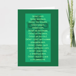 St. Patrick's Lorica Card Kaart