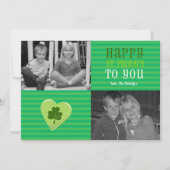 St. Patrick's Love Photo Card (Voorkant)