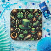 St. Patrick's Luck Papieren Bordje (Feest)