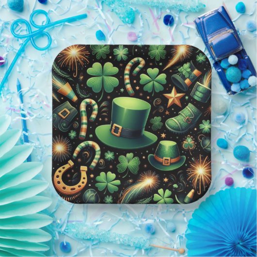 St. Patrick's Luck Papieren Bordje (Feest)
