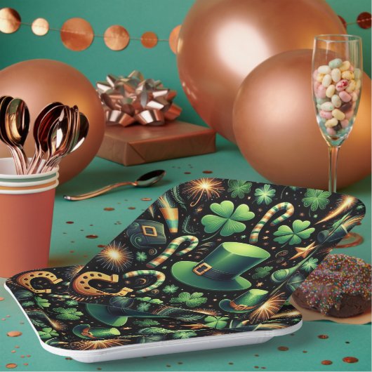 St. Patrick's Luck Papieren Bordje (Multi)