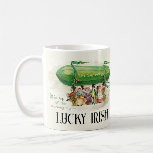 St Patrick's Lucky Irish Top of the Morning to You Koffiemok (Links)