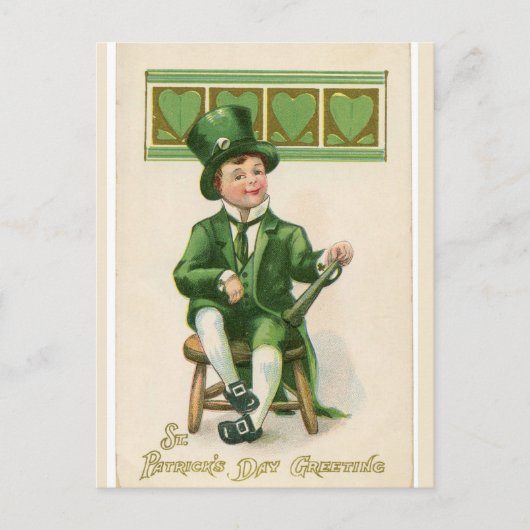  St Patrick's Lucky Loving Leprechaun Briefkaart (Voorkant)