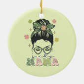 St. Patrick's Lucky Mama Keramisch Ornament (Achterkant)