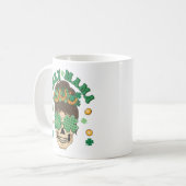 St. Patrick's Lucky Mama Skeleton Koffiemok (Voorkant links)