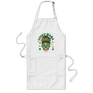 St. Patrick's Lucky Mama Skeleton Lang Schort