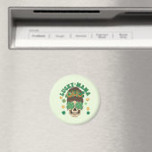 St. Patrick's Lucky Mama Skeleton Magneet (Insitu (Vaatwasser))