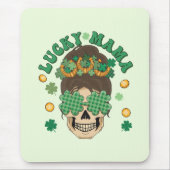 St. Patrick's Lucky Mama Skeleton Muismat (Voorkant)