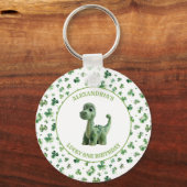 St Patricks Lucky One Dinosaur Sleutelhanger (Achterkant)