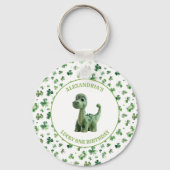 St Patricks Lucky One Dinosaur Sleutelhanger (Achterkant)