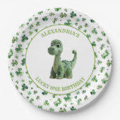 St Patricks Lucky One Dinosaurus Papier Bord (Voorkant)