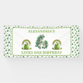 St Patricks Lucky One Eenhoorn Banner