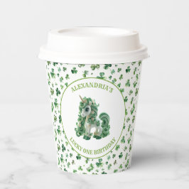 St Patricks Lucky One Eenhoorn Paper Cup Papieren Bekers