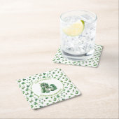 St Patricks Lucky One Eenhoorn Papier Onderzetter (Insitu)