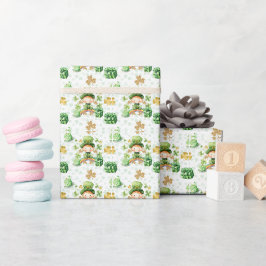 St. Patrick's Lucky One eerste verjaardag Cadeaupapier